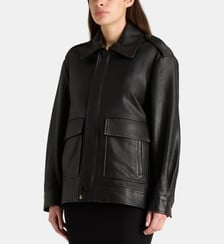 Blouson The It Girl Drey cuir Nour Hammour