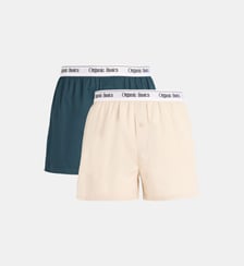 Lot de 2 caleçons courts slim  Organic Basics