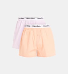 Lot de 2 caleçons courts slim  Organic Basics