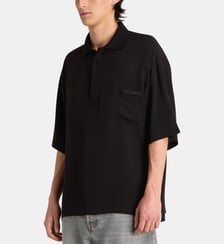 Polo oversize fluide soie ALAINPAUL