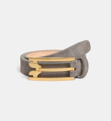Ceinture fine en daim Victoria Beckham