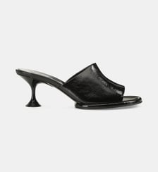 Mules à talons Orb en cuir verni Sergio Rossi