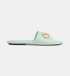 Sandales Surge plates en cuir signature Sergio Rossi