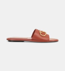 Sandales Surge plates en cuir signature Sergio Rossi