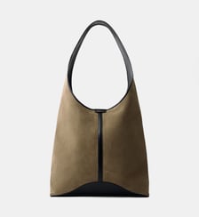 Sac cabas Delice en cuir signature Soeur