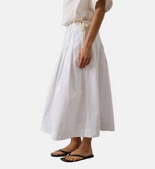 Jupe mi-longue Amalia en coton Soeur