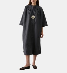 Robe Hosta ample et longue en lin mélangé manches courtes Soeur