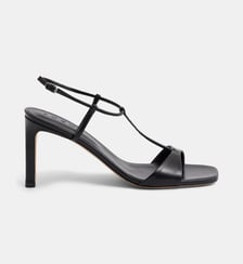 Sandales à talon Cecilie en cuir Soeur