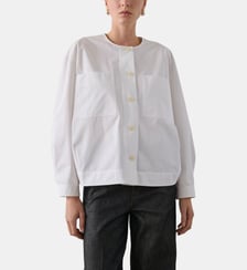 Chemise Hortense droite en coton col rond Soeur