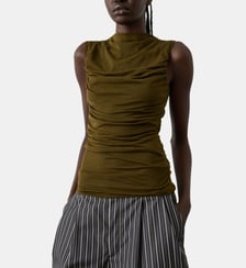 T-shirt ajusté Irina en coton mélangé col rond Soeur