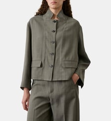 Veste Houria droite et droite fermeture boutonnée Soeur