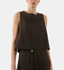 Top Pampa sans manche en coton Soeur