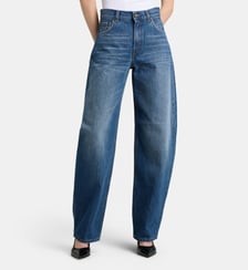 Jean barrel Bibi en coton délavé Haikure