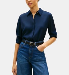Chemise droite fluide Tommy Hilfiger