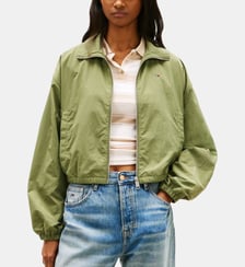 Veste courte droite zippée en nylon Tommy Hilfiger