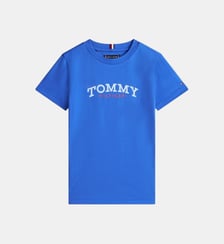 T-shirt droit signature Tommy Hilfiger