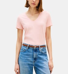 T-shirt en mélange de lin et de coton Tommy Hilfiger