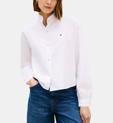 Chemise droite en coton Tommy Hilfiger