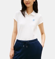 Polo droit monogramme Tommy Hilfiger