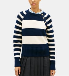 Pull droit maille côtelée  Tommy Hilfiger