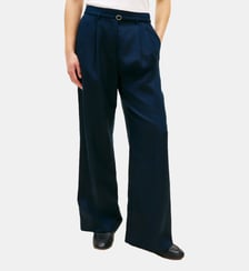 Pantalon ample en lin mélangé Tommy Hilfiger