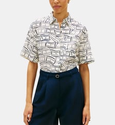 Chemisette ample en lin Tommy Hilfiger