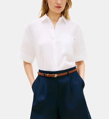 Chemisette ample en lin Tommy Hilfiger