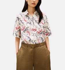 Chemisette ample en lin Tommy Hilfiger