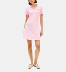 Robe polo courte droite coton stretch Tommy Hilfiger