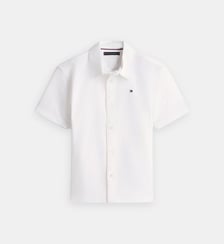 Chemisette droite signature col classique Tommy Hilfiger