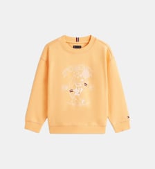 Sweat droit signature Tommy Hilfiger