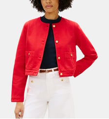Veste droite signature Tommy Hilfiger