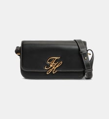 Sac pochette Script Flap cuir Tommy Hilfiger