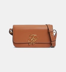 Sac pochette Script Flap cuir Tommy Hilfiger