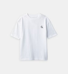 T-shirt droit signature Calvin Klein