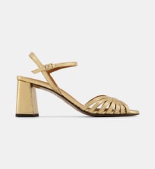 Sandales à talons Numéro 644 cuir crispé Rivecour