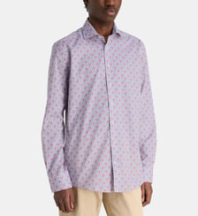 Chemise slim Moller florale coton Bruun & Stengade