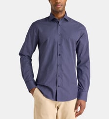 Chemise slim BS Karalek cercles coton Bruun & Stengade