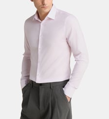 Chemise ajustée stretch en coton mélangé Calvin Klein