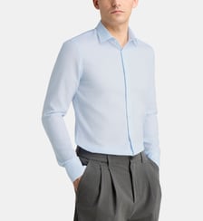 Chemise ajustée stretch en coton mélangé Calvin Klein
