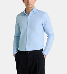 Chemise slim Essential en sergé de coton Calvin Klein