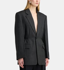 Blazer Blazer oversize en sergé de laine en laine Alexander Wang