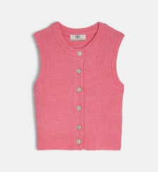 Cardigan sans manches Isabelagi Le Temps Des Cerises