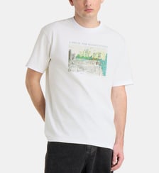 T-shirt droit à motif fantaisie en coton Polar Skateboard