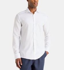 Chemise slim Buric coton piqué Bruun & Stengade