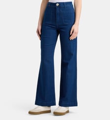 Jean large Fauve coton denim  F.A.M.
