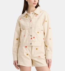 Veste courte Viken broderies coton  F.A.M.