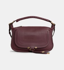 Sac à main porté épaule Marcie en cuir lisse Chloé