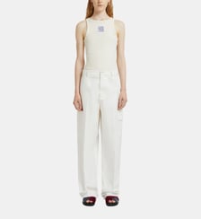 Pantalon droit en coton Marni