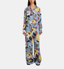 Pantalon fluide à motif  Marni
